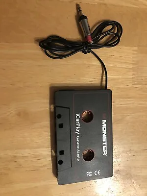 Vintage Gently Used MONSTER IcarPlay Cassette Adapter -   IPhone/iPod Ability • $5.50