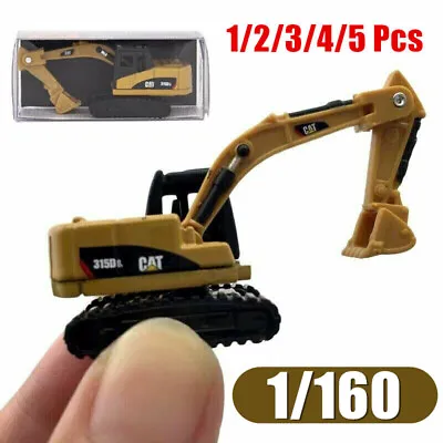 1/160 Miniature Excavator Model Engineering Vehicle Diecast Mini Truck Toy Gifts • $10.98