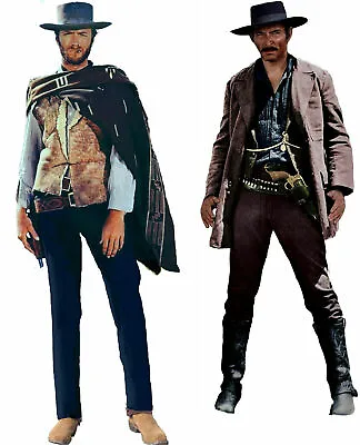 Clint Eastwood Lee Van Cleef The Good Bad & Ugly Lifesize Standup Standee Cutout • $94.95