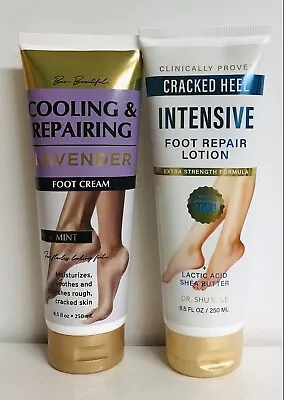 Intensive Foot Repair Lition  & Cooling Repairing Lavender Foot Cream 8.5 Fl Oz  • $32.99