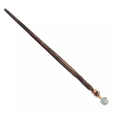 NEW Green Fluorite And Oak Handcrafted Magic Wood Wand Copper Wire-Wrapped 9.5  • $28.99