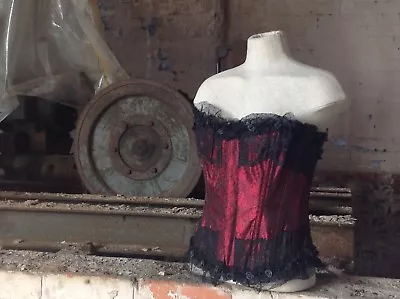 £19.99 • Buy Burlesque, Steel Boned Bustier,sexy Basque,masquerade,play Boy Bunny