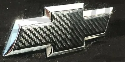 For 2019-2022 Chevy Malibu Front & Rear Emblem Insert Decal Carbon Fiber • $14.95