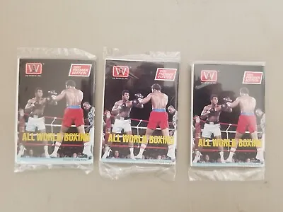 1991 All World Boxing 3 Unopened Packs Possible Muhammed Ali GOLD CARD Frazier  • $5