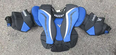 USED Vaughn Velocity VE6 ICE HOCKEY Goalie Chest Arm Protector ~ JUNIOR M/L • $149.99