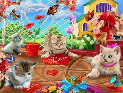 Cats DIY Diamond Painting Artistic Drawing Embroidery House Displays Decorations • $26.10