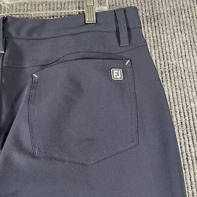 FootJoy Mens Size 34x34 Navy Blue Chino Golf Pants Lightweight Casual Comfort • $29.99