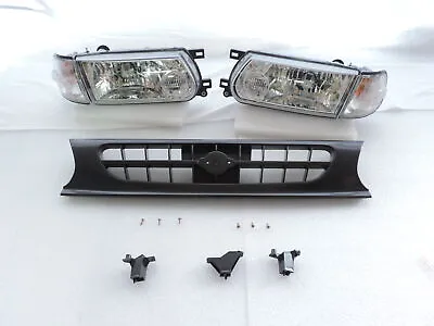 $245 • Buy Clear Headlights Corner Grill Conversion Kit For 91 92 93-94~Nissan B13 Sentra