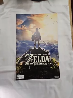 Legend Of Zelda: Breath Of The Wild Promo Poster Double Sided 11 X 17 • $9.99