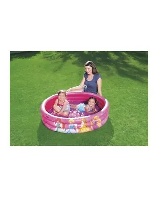 £10 • Buy Disney Princess Pink Paddling Pool Bubble Tub Pool Gift BBQ Fun 1.22m Round