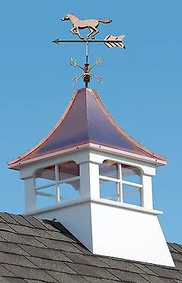 Accentua Charleston Cupola With Horse Weathervane 24 In. Square 53 In. High • $899