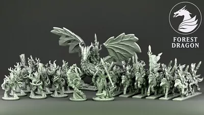 £19 • Buy Wood Elf Army 10mm Detailed Miniatures Oldhammer Warmaster Kings Of War