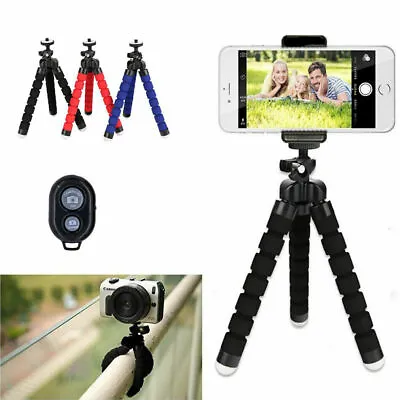 £5.29 • Buy Universal Octopus Mobile Phone Holder Tripod Stand For IPhone Samsung Camera