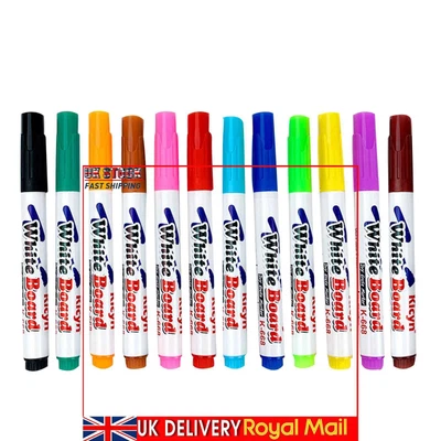 £5.99 • Buy Magical Water Painting Pen Erasable Drawing Whiteboard Floating Pen (4pcs)