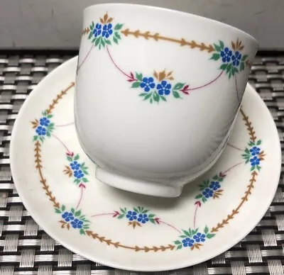 Vintage Russian Lomonosov Teacup And Saucer Excellent Used Condition • $14.99