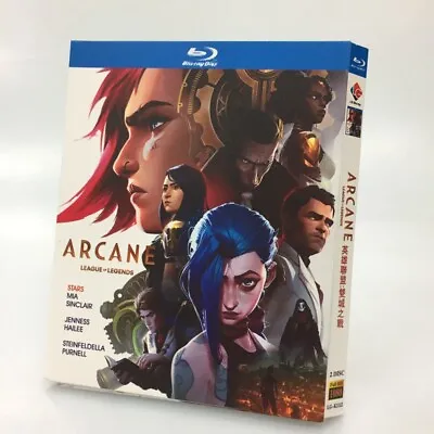 $18.40 • Buy 2021 LOL Drama Arcane：League Of Legends Blu-ray English Subtitle All Region Box