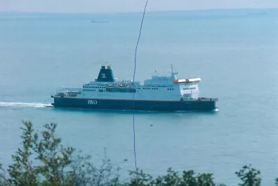 Original Ship Colour Slide Of A P&o Stena Ferry P&osl Pride Of Burgundy At Dover • £1.50