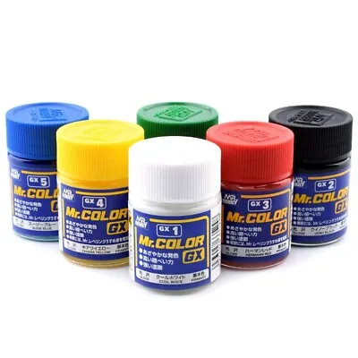 Mr Hobby Mr Color Lacquer GX Paint Series - Whole Range - 18ml Pots • £3.25