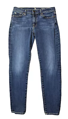 7 For All Mankind Jeans Cropped Gwenevere Low Rise Women’s Size 30x26 • $17.99