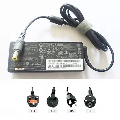 Original 90W Battery Charger Power Supply Cord For Lenovo Thinkpad X61 T61 R61 • $27.25