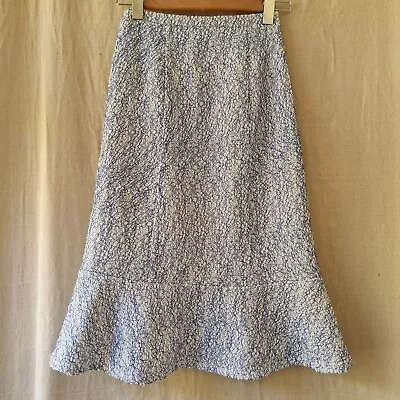 Kookai Midi Blue White Skirt. Size 34 (6) • $16