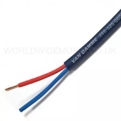 Van Damme Blue Series Studio Grade Speaker Cable 1.5mm BY THE METRE 268-515-060 • £1.90