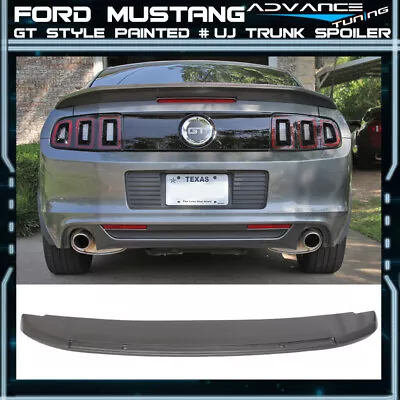 Fits 10-14 Ford Mustang GT500 Style Trunk Spoiler Painted # UJ Sterling Gray • $204.99