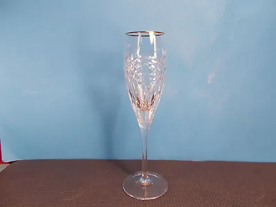 MIller Rogaska Crystal Trellis Gold Pattern Champagne Flute 9 5/8  • $14.95