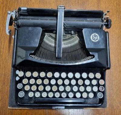 £150 • Buy Rare Collectable 1930's Seidel & Naumann Erika 5 Tab Typewriter | Working | Case