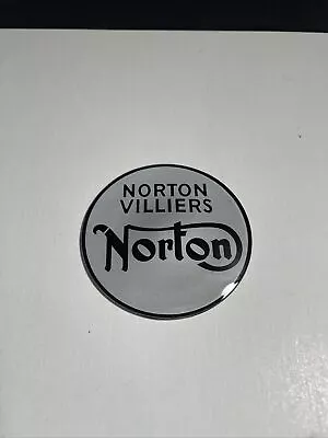 Norton Villiers 06-0499 Badge Emblem - Gas Fuel Tank - Tailpiece Fastback 750 UK • $34