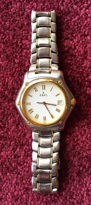 $875 • Buy Ebel 1911 Men's Watch - Stainless And Gold - With Date Indicator