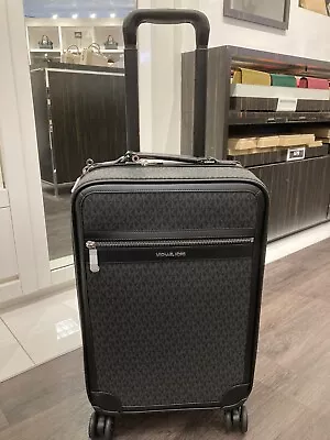 FACTORY SEALED NWT Michael Kors Black Rolling Trolley Luggage - $898 Retail • $388