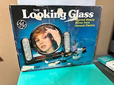 Vintage GE The Looking Glass Dual Sided Lighted Beauty Mirror - New In Box • $49.99