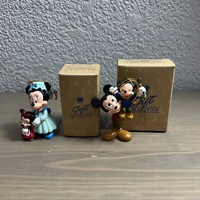 Mickeys Christmas Carol Christmas Ornament Mickey Minnie Mouse Avon Cratchit PVC • $13.99
