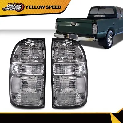 Fit For 2001-2004 Toyota Tacoma Tail Light Brake Lamps Clear W/bulb Wiring Pair • $30.89