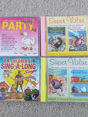 £5.95 • Buy (-0-)  Children's Birthday Party  Songs Over  100 Tracks 4 Cd Lot