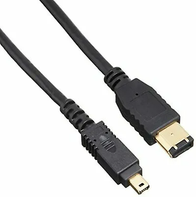 £5.99 • Buy Firewire IEEE-1394 DV Cable 4 To 6 Pin - DV Out To PC Laptop I-Link Camcorder 2M