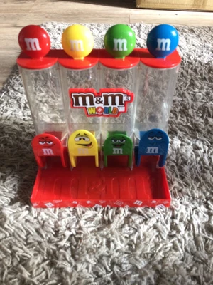 £4 • Buy M&ms Holder Red 4 Colour Sections M&m World Dispenser Display Chocolate Candy