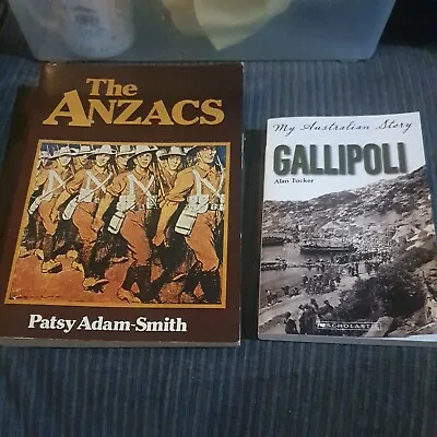 $18 • Buy THE ANZACS BOOK PATSY ADAM-SMITH & Gallipoli Alan Tucker, Softcover