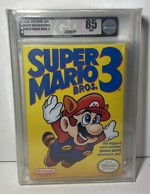 Super Mario Bros. 3 (Nintendo NES 1990) VGA 85 SEALED • $3999.99