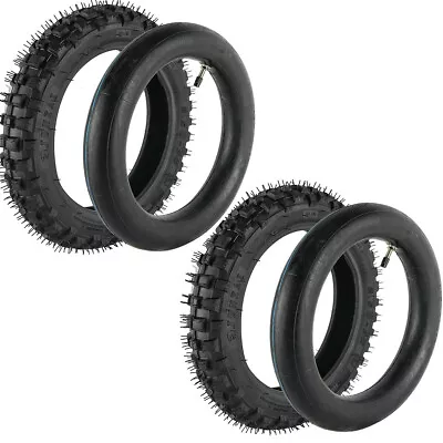 2 Pack  2.50-10 Tyres +Tubes 2.5-10 For Pit Dirt Bike CRF50 XR50 PW50 TTR50 SSR • $89.79