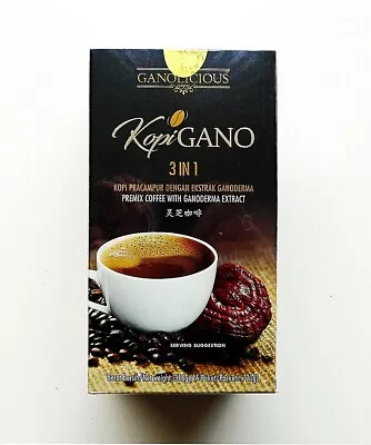 5 Boxes Gano Excel 3 In 1 Coffee Ganoderma Reishi Lingzhi Instant Gourmet Cafe • $63.99