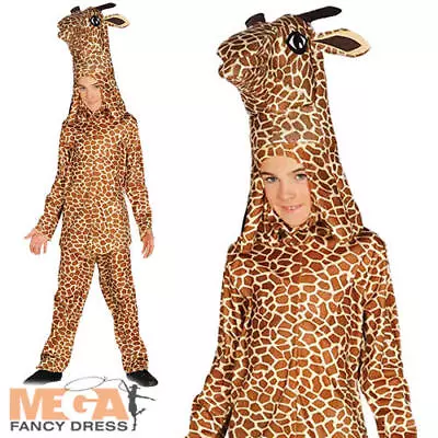 Giraffe Kids Fancy Dress Safari Zoo Animal Boys Girls World Book Day Costume • £4.99