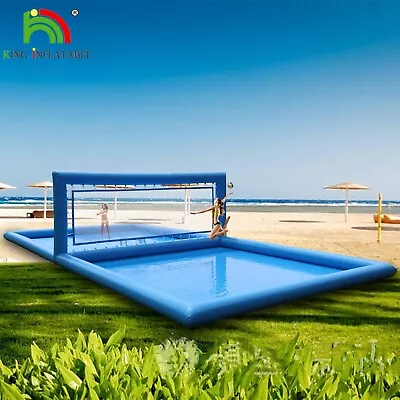 33x16.5x7Ft Outdoor Inflatable Volleyball Court For Water Beach Game W/Air Pump • $1299.05