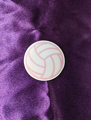 Volleyball Pink Sticker Water Bottle Phone Sticker Laptop Sticker • $3.99