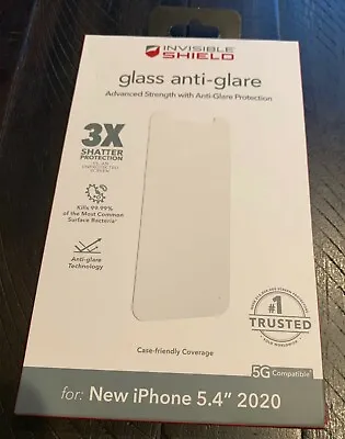 $6.25 • Buy New ZAGG Invisible Shield Glass Anti Glare Protector For IPhone 12 Mini 5.4 