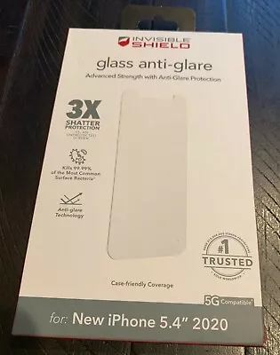 New ZAGG Invisible Shield Glass Anti Glare Protector For IPhone 12 Mini 5.4  • $6.25