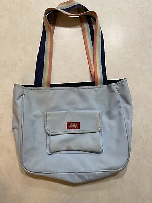 Dickies Shoulder Bag Tote Canvas Small Blue Yak Pak • $24.99