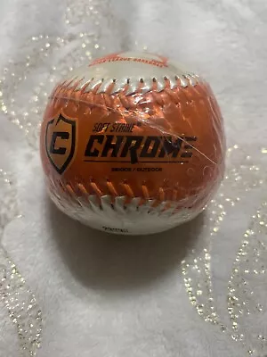 Sealed Franklin SoftStrike Orange Chrome Indoor/Outdoor Rubber Core 4oz Baseball • $15