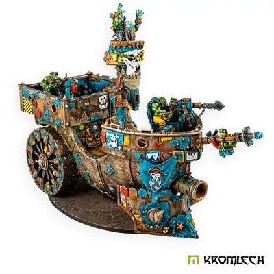 Ork Corsairs Battle Rig Barge Kromlech Ork Freebooterz Badrukk Battlewagon Trukk • $472.09